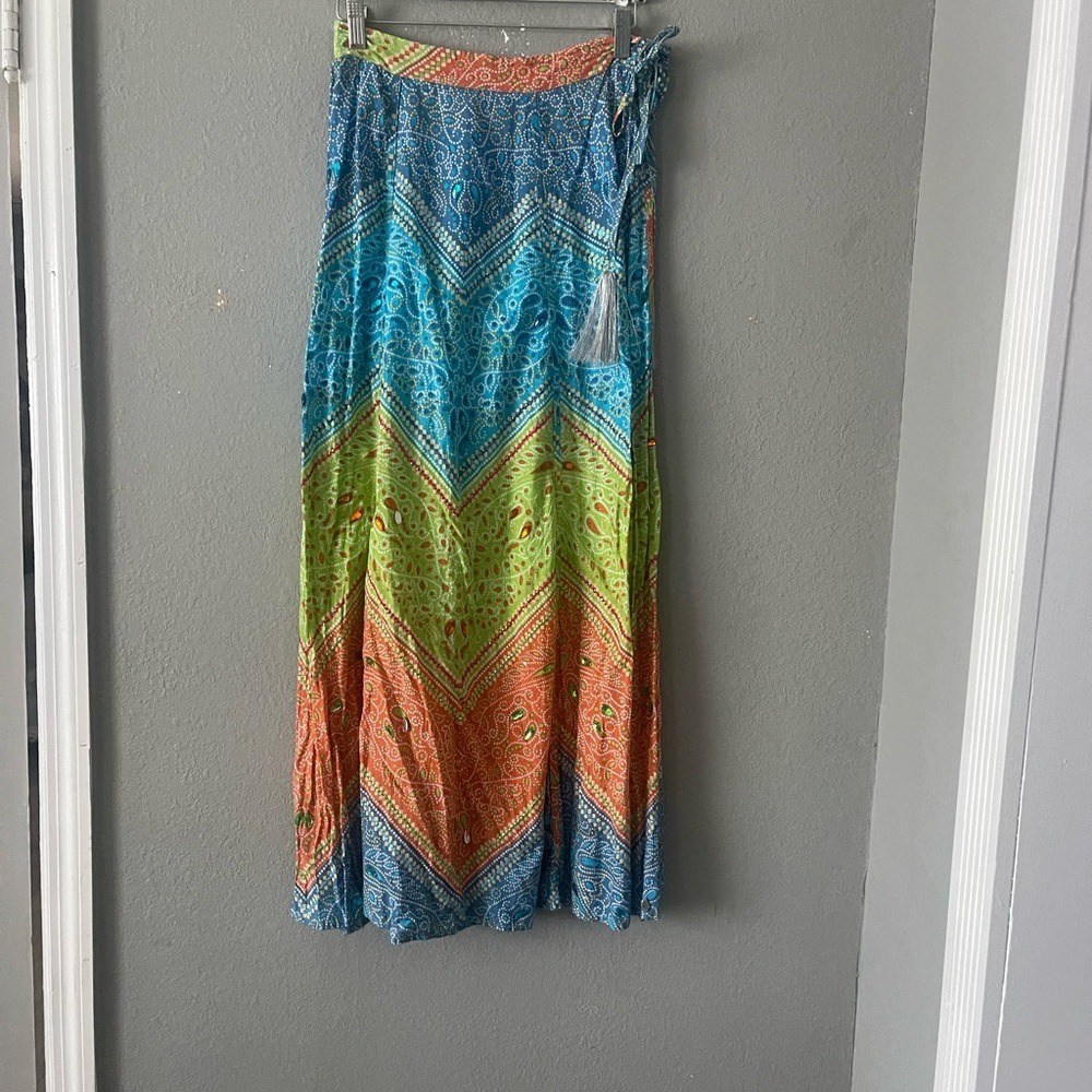 Boston Proper Multicolor‎ Maxi Skirt